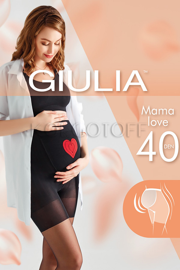 Колготки для майбутніх мам з візерунком GIULIA Mama Love 40 model 2
