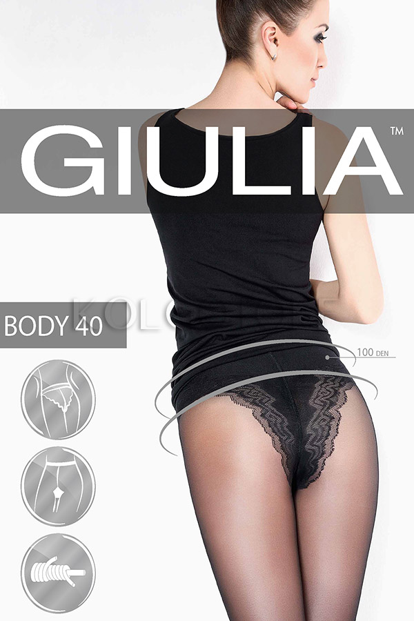 Колготки моделирующие с трусиками GIULIA Body 40