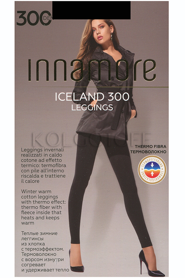 Хлопковые леггинсы с флисом INNAMORE Iceland 300 leggings