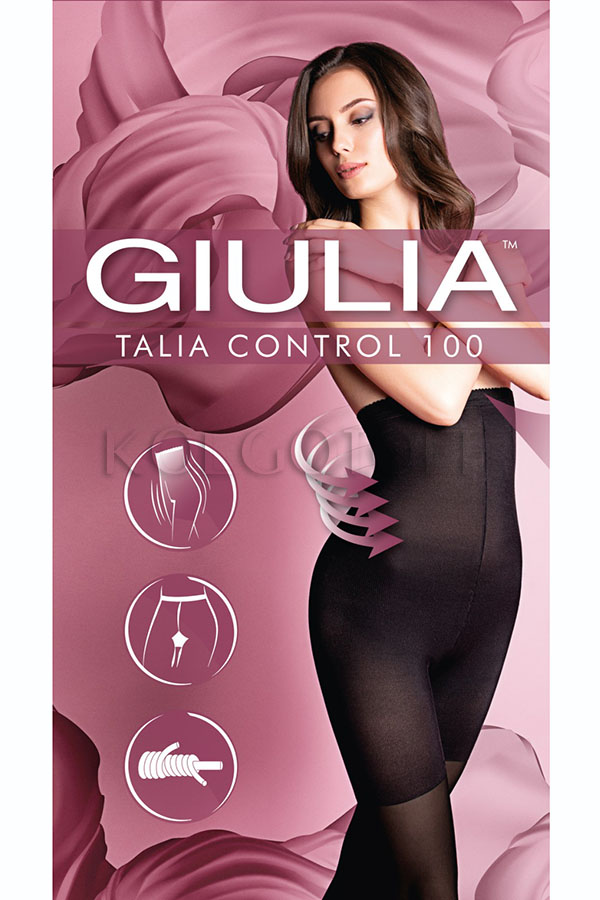 Коригувальні колготки з високою талією GIULIA Talia Control 100