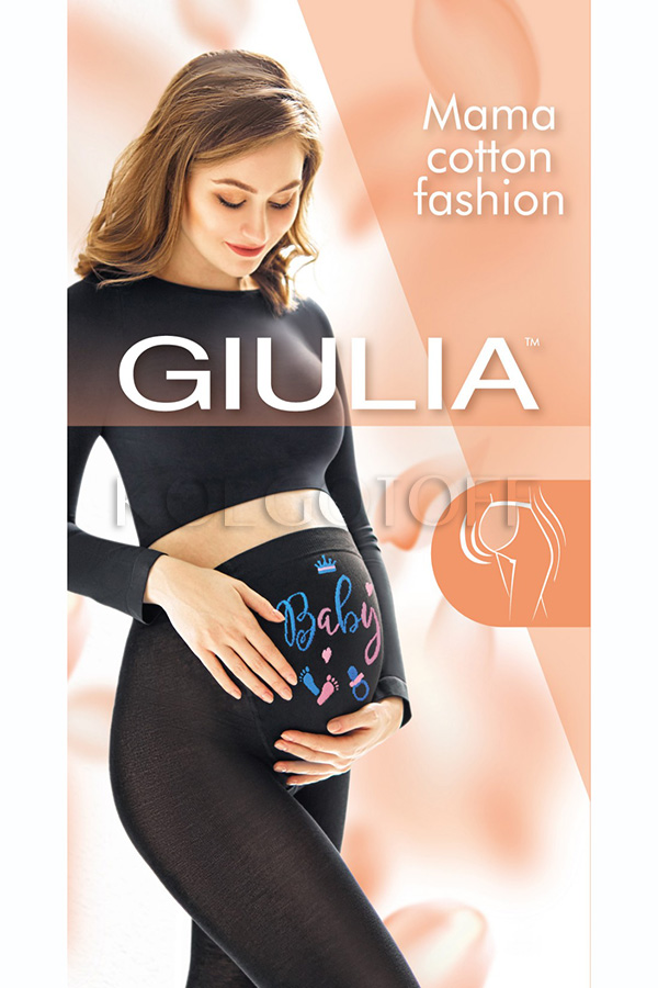 Колготки для будущих мам с хлопком GIULIA Mama Cotton Fashion model 2