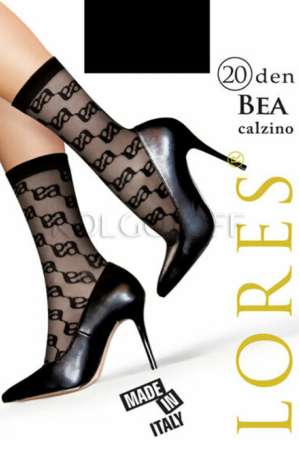 Шкарпетки жіночі з візерунком LORES Bea 20 calzino