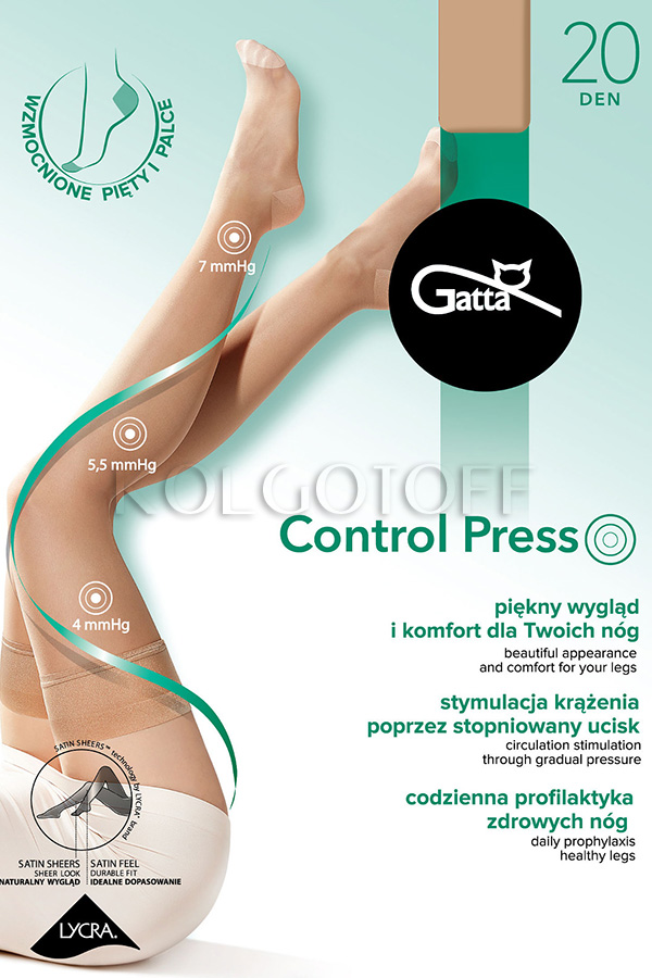 Панчохи з розподіленим тиском GATTA Control Press 20