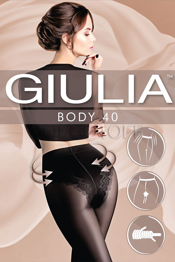 Колготки моделирующие с трусиками GIULIA Body 40