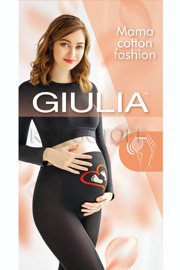 Колготки для будущих мам с хлопком GIULIA Mama Cotton Fashion model 1