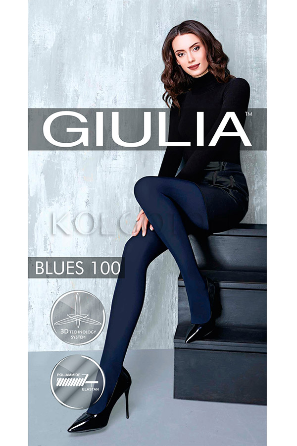 Колготки класичні з мікрофібри GIULIA Blues 100