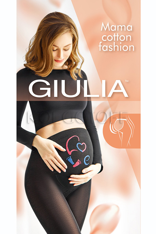 Колготки для будущих мам с хлопком GIULIA Mama Cotton Fashion model 3