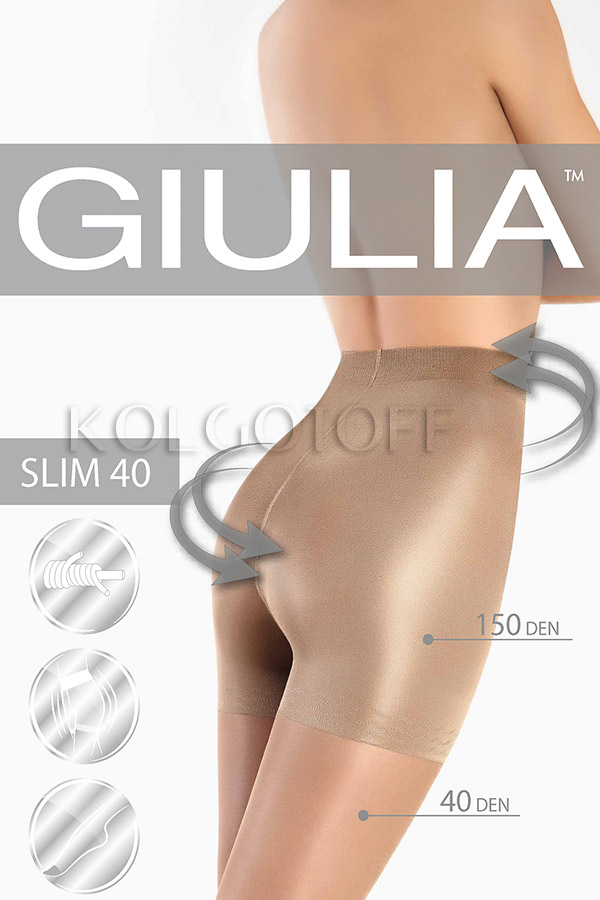 Колготки корректирующие с шортиками GIULIA Slim 40