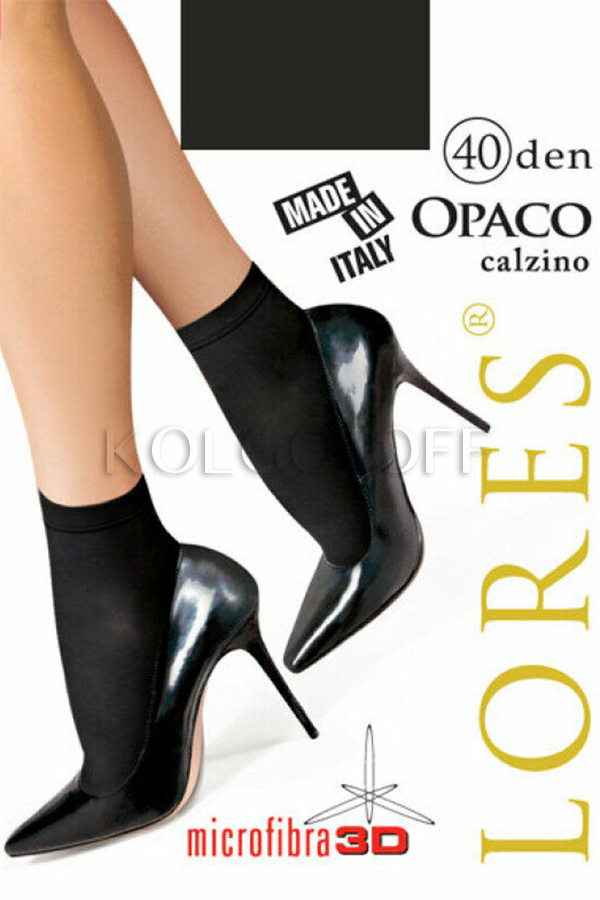 Жіночі шкарпетки з візерунком в точку LORES Opaco 40