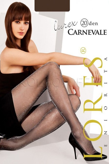 Женские колготки с люрексом LORES Carnevale 20 lurex