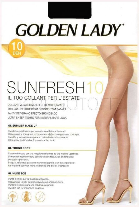 Колготки ультратонкие GOLDEN LADY Sunfresh 10