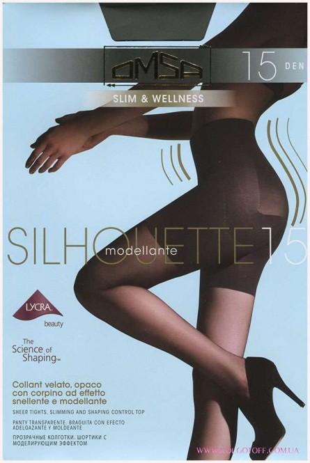  Колготки с моделирующими шортиками OMSA Silhouette 15