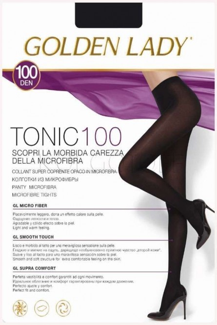Колготки женские плотные GOLDEN LADY Tonic 100