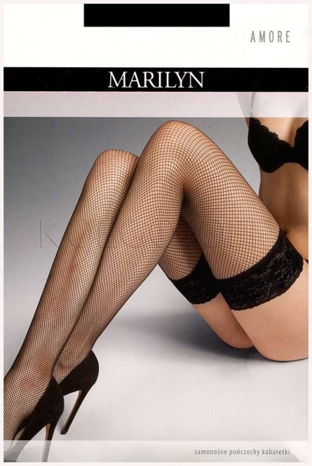 Чулки сетчатые MARILYN Amore kab