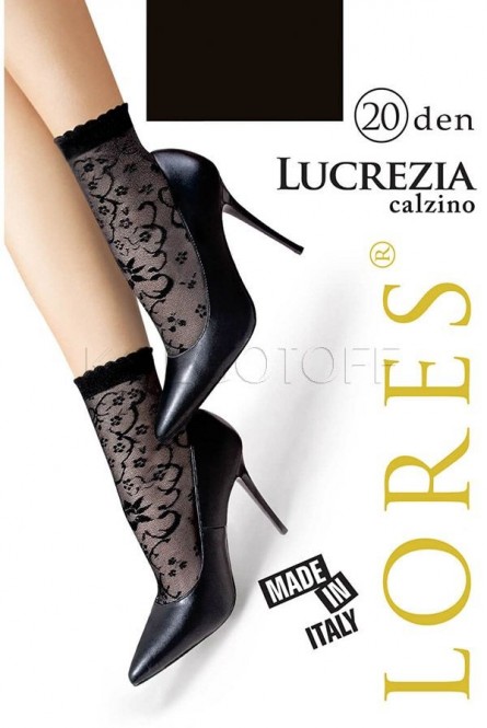 Носки женские с узором LORES Lucrezia 20 calzino