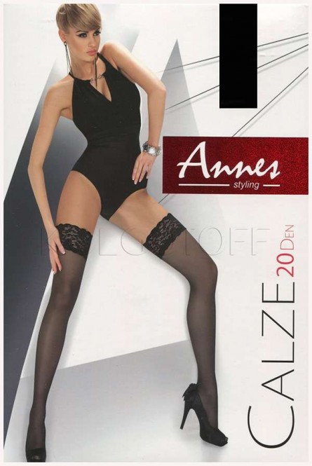 Чулки с кружевной коронкой ANNES Calze 20