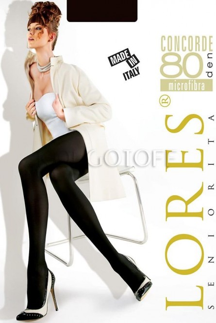 Плотные женские колготки из микрофибры LORES Concorde 80