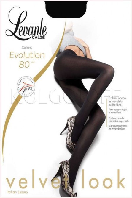 Плотные женские колготки из микрофибры LEVANTE Evolution 80