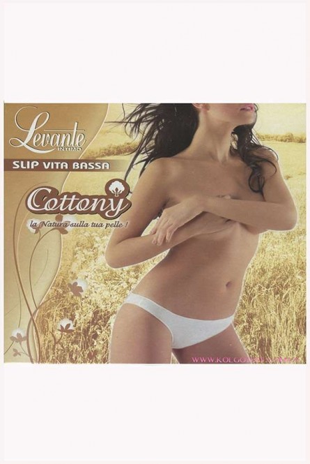 Женские хлопковые трусики-слип LEVANTE Cottony Slip vita bassa