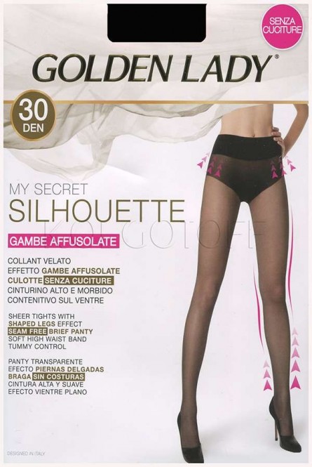 Бесшовные моделирующие колготки GOLDEN LADY My Secret Silhouette 30