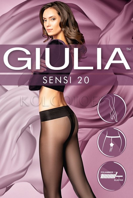 Колготки с заниженной талией GIULIA Sensi 20