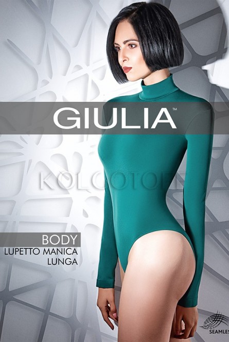 Женское бесшовное боди-водолазка GIULIA BODY LUPETTO MANICA LUNGA