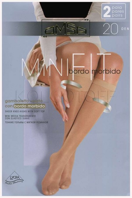 Гольфы женские поддерживающие OMSA MiniFit 20