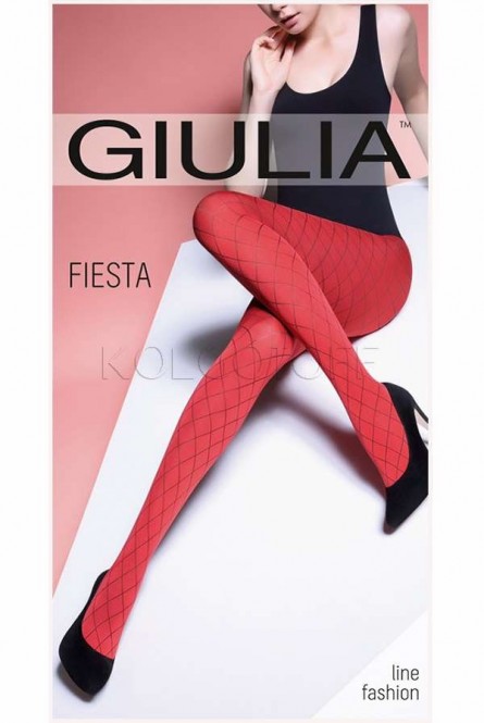 Колготки с узором GIULIA Fiesta 100 model 2