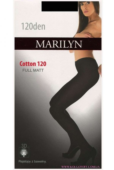 Тёплые колготки с хлопком MARILYN Cotton 120