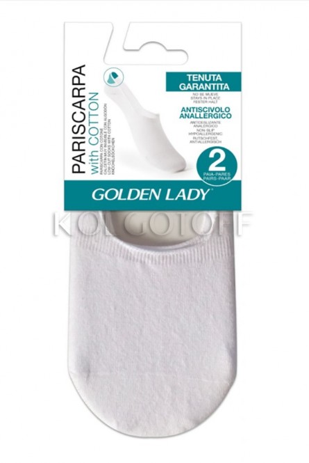Подследники хлопковые GOLDEN LADY Pariscarpa invisible with cotton 