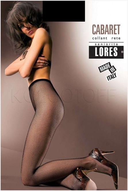 Женские колготки в мелкую сетку Lores Cabaret Rete