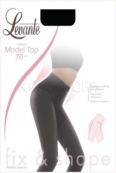 Плотные женские колготки с моделирующими трусиками Levante Model Top 70