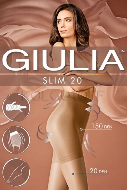 Корректирующие колготки с шортиками GIULIA Slim 20