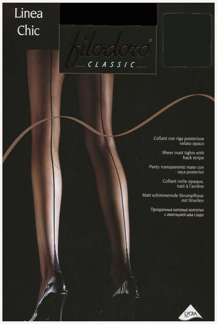 Колготки женские со швом FILODORO Linea Chic 20