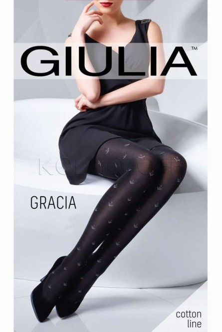Колготки хлопковые с узором GIULIA Gracia 150 model 1