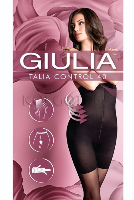 Моделирующие колготки с высокой талией GIULIA Talia Control 40