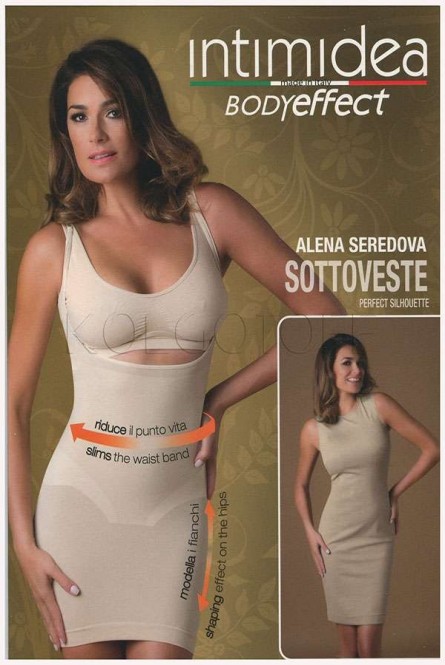 Платье-грация с моделирующим эффектом INTIMIDEA SOTTOVESTE BODYEFFECT ORO Art.810152