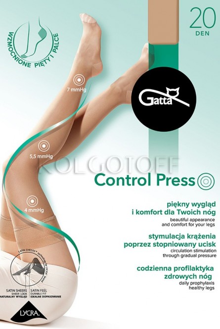 Чулки с распределённым давлением GATTA Control Press 20