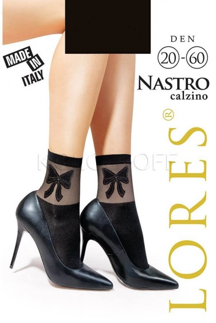 Носки женские с узором LORES Nastro calzino 20-60