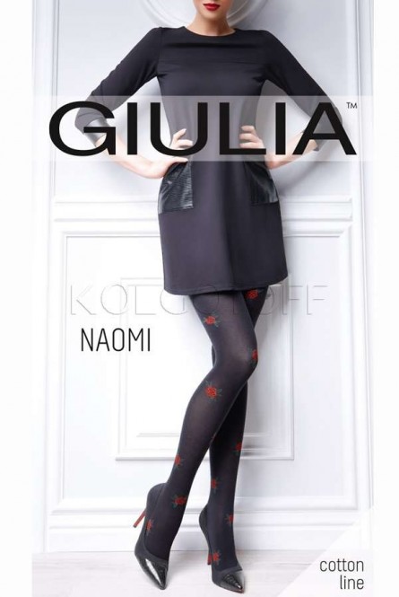 Колготки хлопковые с узором GIULIA Naomi 150 model 1