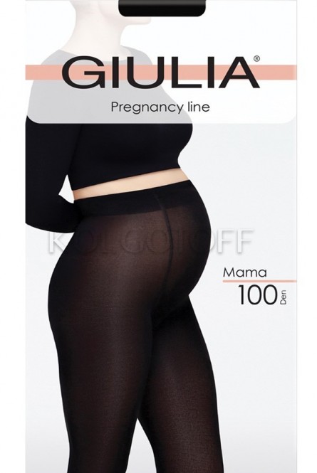 Колготки для беременных плотные GIULIA Mama 100