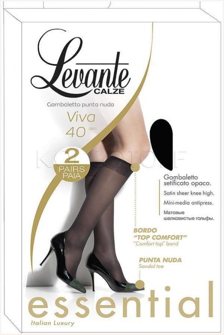 Гольфы женские классические LEVANTE Viva 40 gambaletto