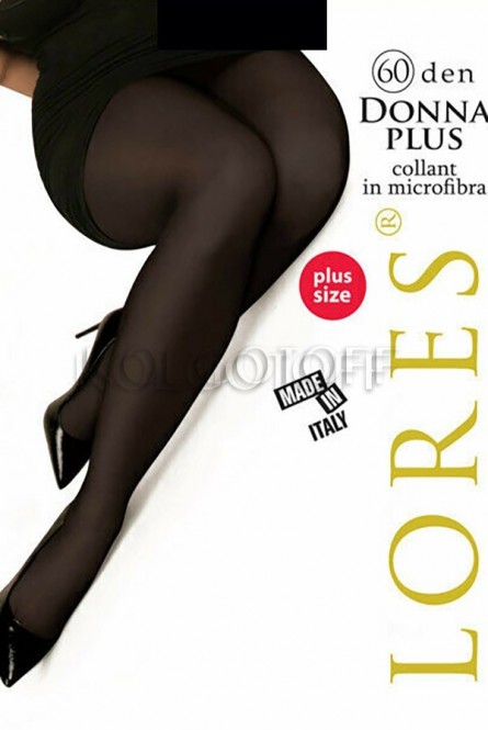 Женские колготки большого размера LORES Donna Plus 60