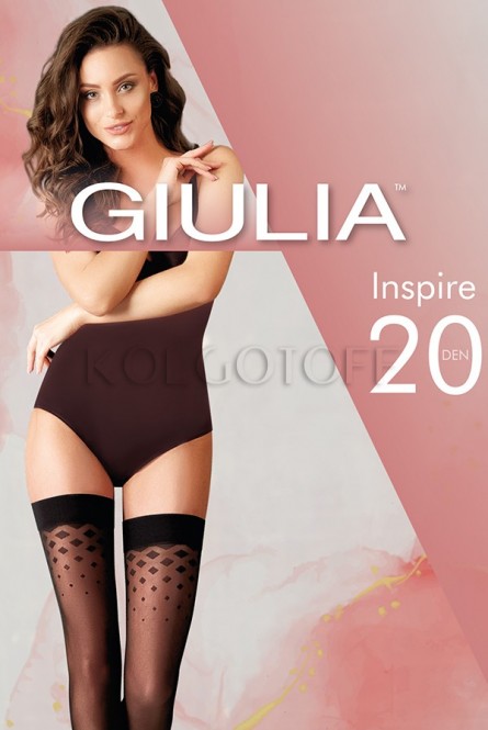 Чулки с узором GIULIA Inspire 20 model 2