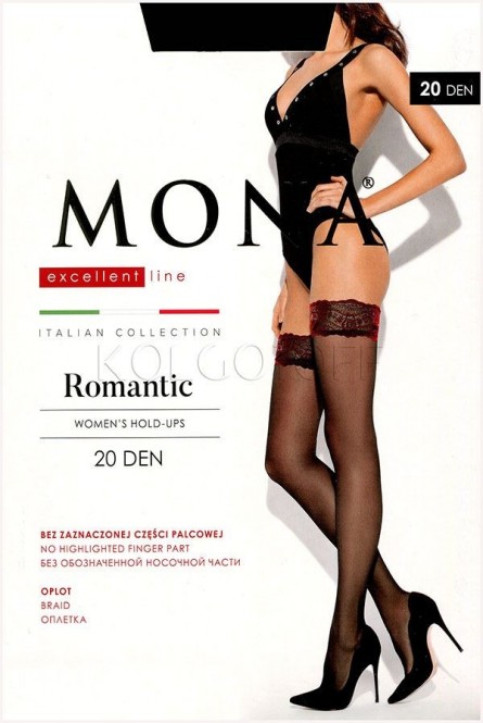 Чулки женские MONA Romantic 20 calze