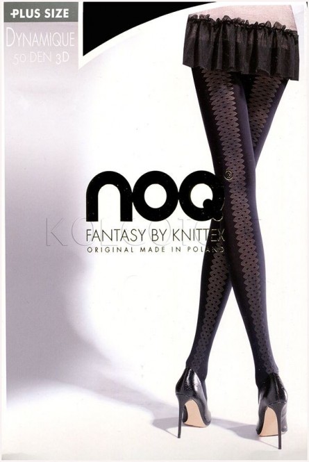 Колготки с узором большого размера KNITTEX Dynamique 50 plus size