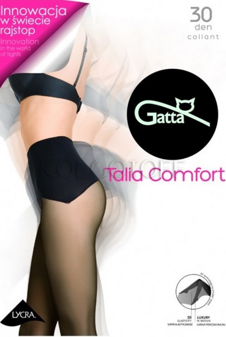 Бесшовные колготки с широким поясом GATTA Talia Comfort 30