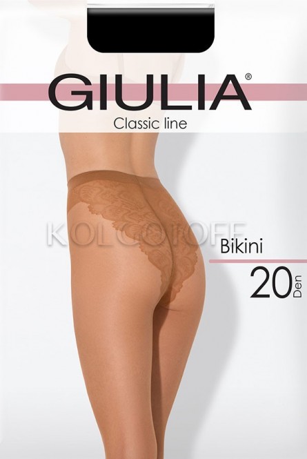 Колготки с ажурными трусиками GIULIA Bikini 20