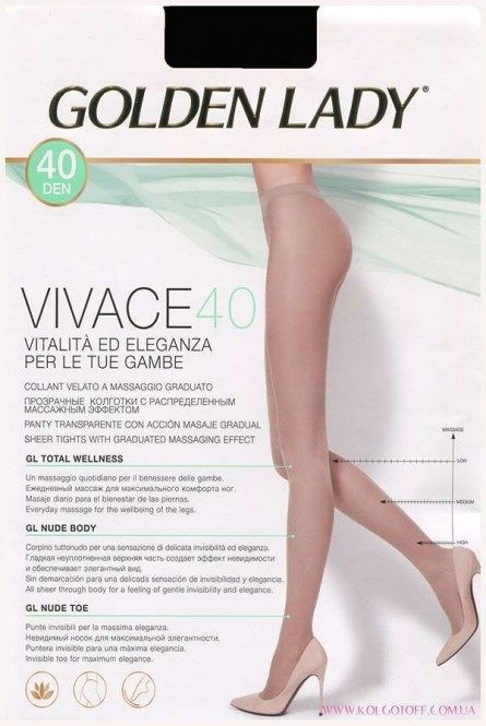 Колготки без шортиков GOLDEN LADY Vivace 40