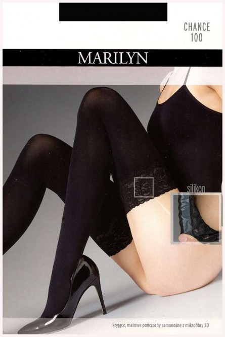 Чулки женские плотные MARILYN Chance 100